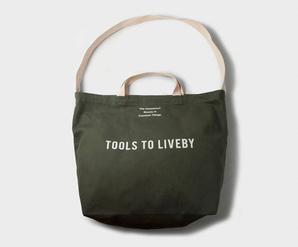 Tools to Liveby Tote Bag - Green - The Journal Shop