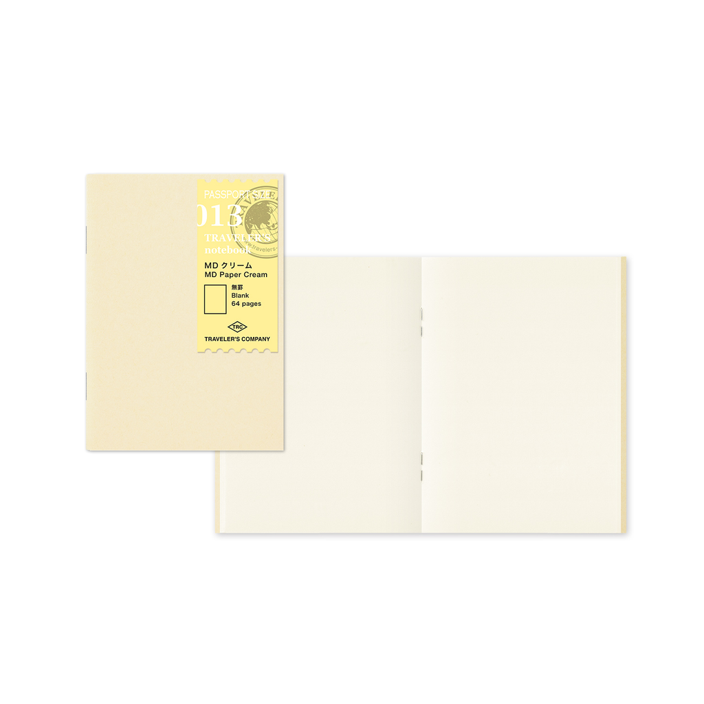 TRAVELER'S Notebook Passport Size Refill 013 - MD Paper Cream - The Journal Shop