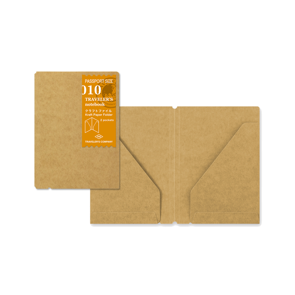 TRAVELER'S Passport Notebook -- Refill 010 : Kraft File - The Journal Shop