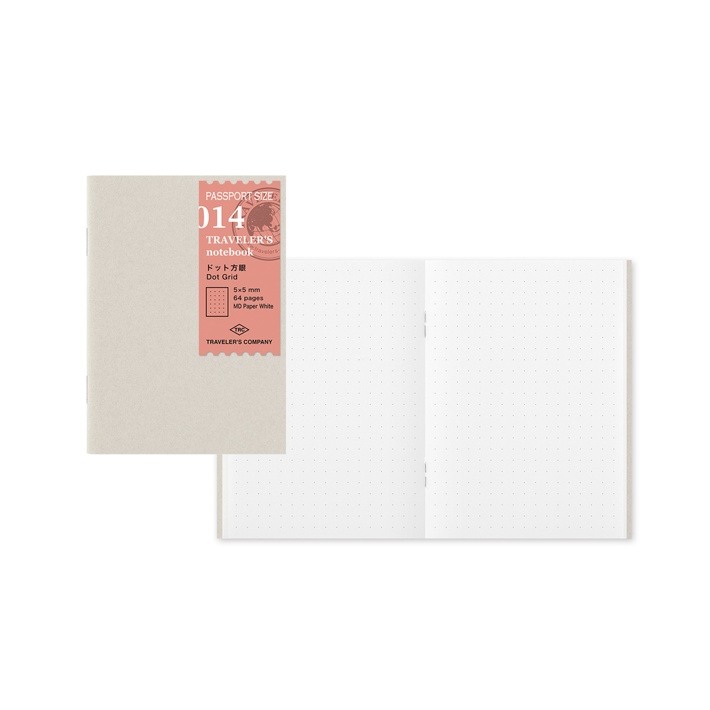 TRAVELER'S Notebook Passport Size Refill 014 - Dot Grid - The Journal Shop
