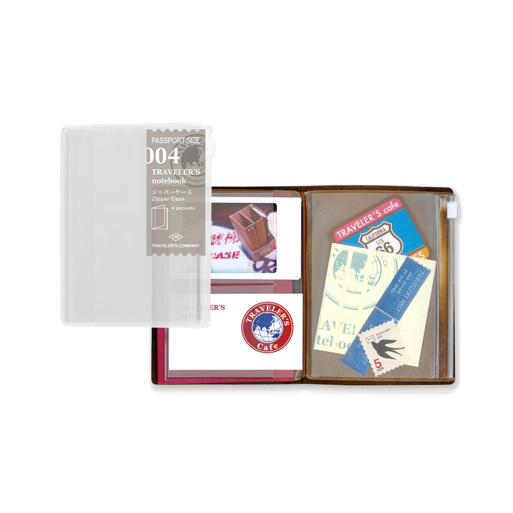 TRAVELER'S Passport Notebook -- Refill 004 : Zipper Pocket - The Journal Shop