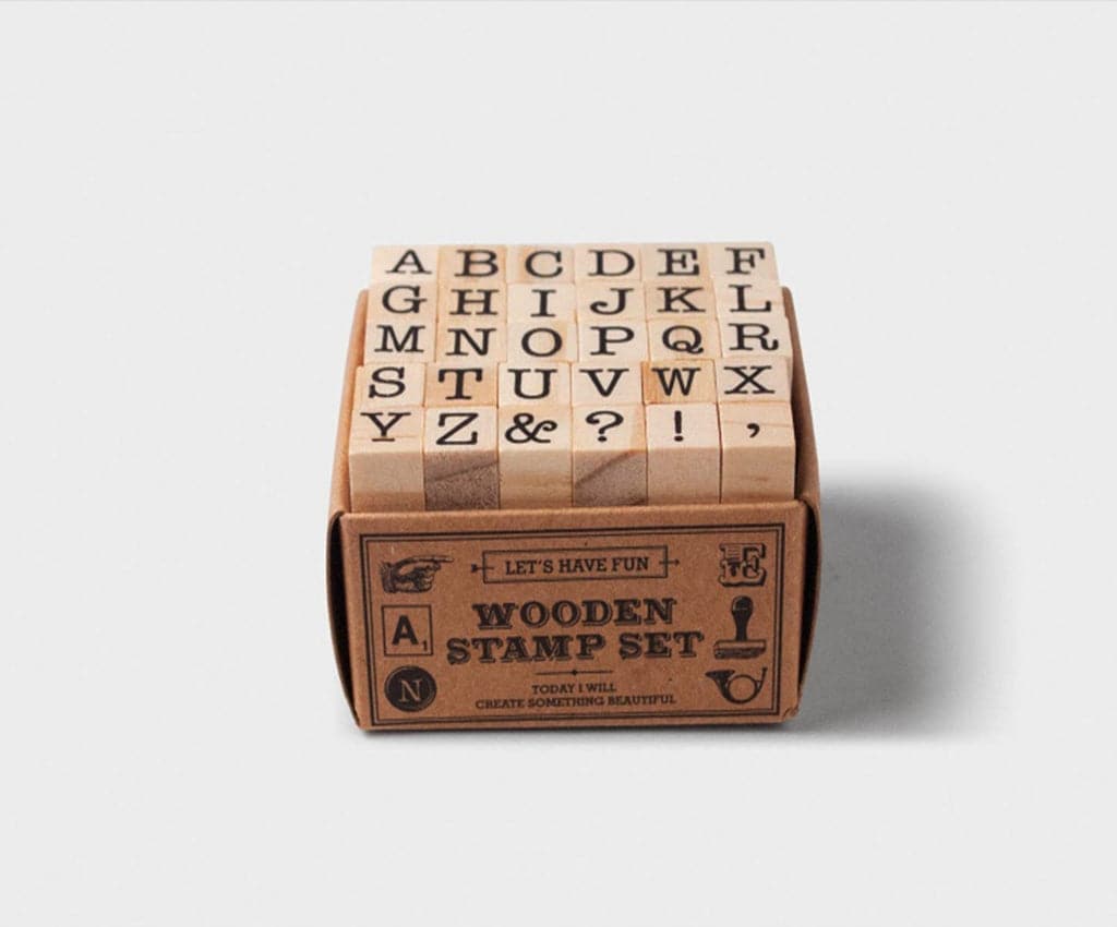 TOOLS to LIVEBY Alphabet Stamp Set - Capital Letters