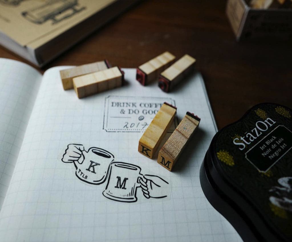Tools to Live By - Capital Letters Alphabet Stamp Set - The Journal Shop