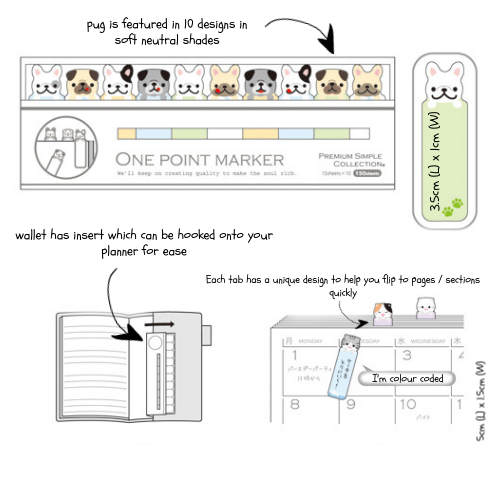 Mind Wave One Point Marker [Pug] - The Journal Shop