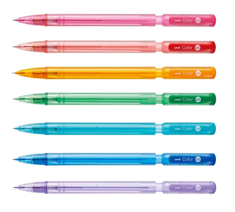 Mitsubishi Uni Color Erasable Mechanical Pencil 0.5mm - The Journal Shop