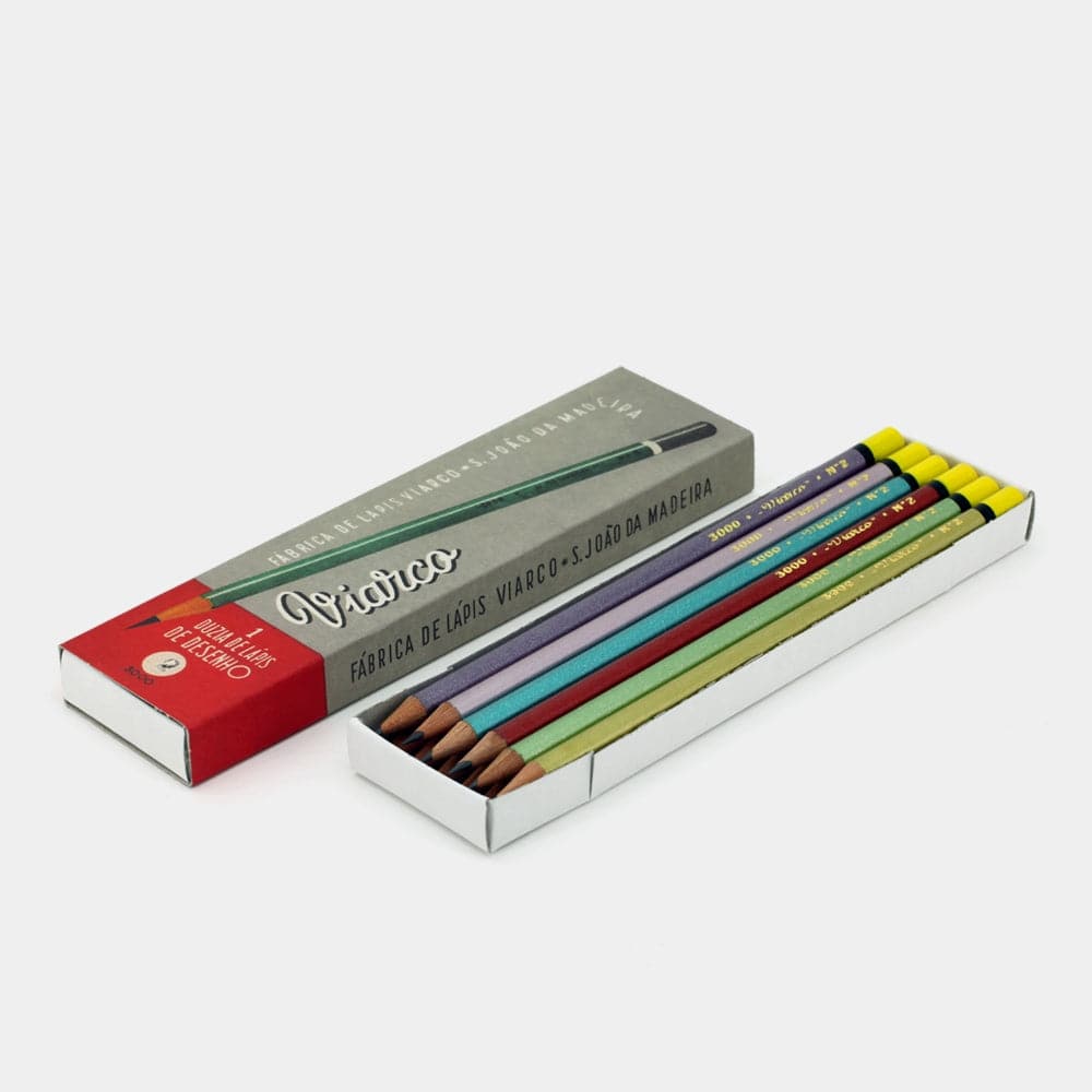 Viarco Vintage Pencils vol.3000 (box of 12) - The Journal Shop