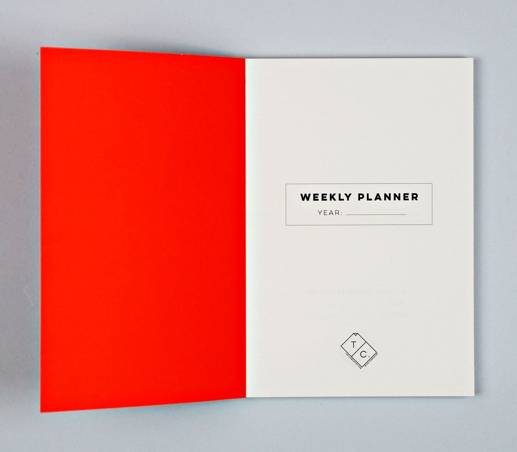 The Completist Giant Brush No. 2 Undated Weekly Planner (A5) - The Journal Shop