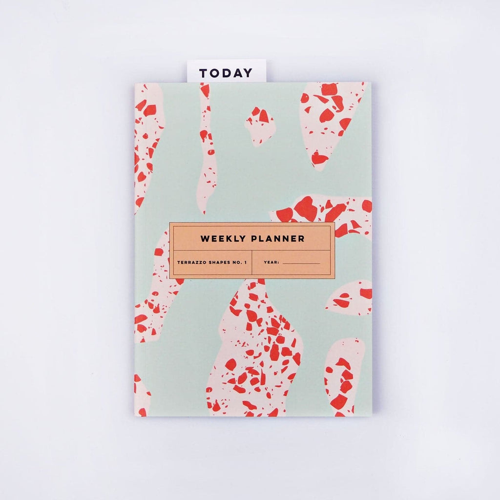 The Completist Terrazzo Shapes No.1 Weekly Planner (A5) - The Journal Shop