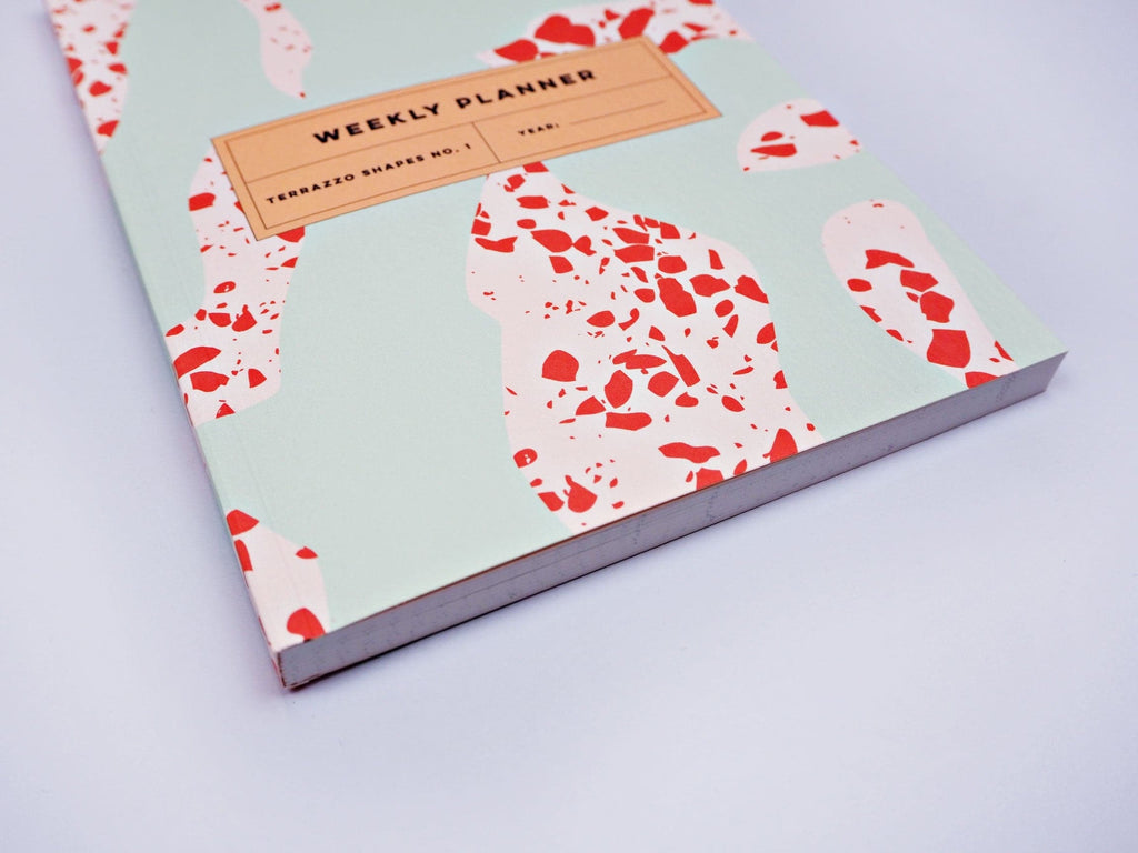 The Completist Terrazzo Shapes No.1 Weekly Planner (A5) - The Journal Shop