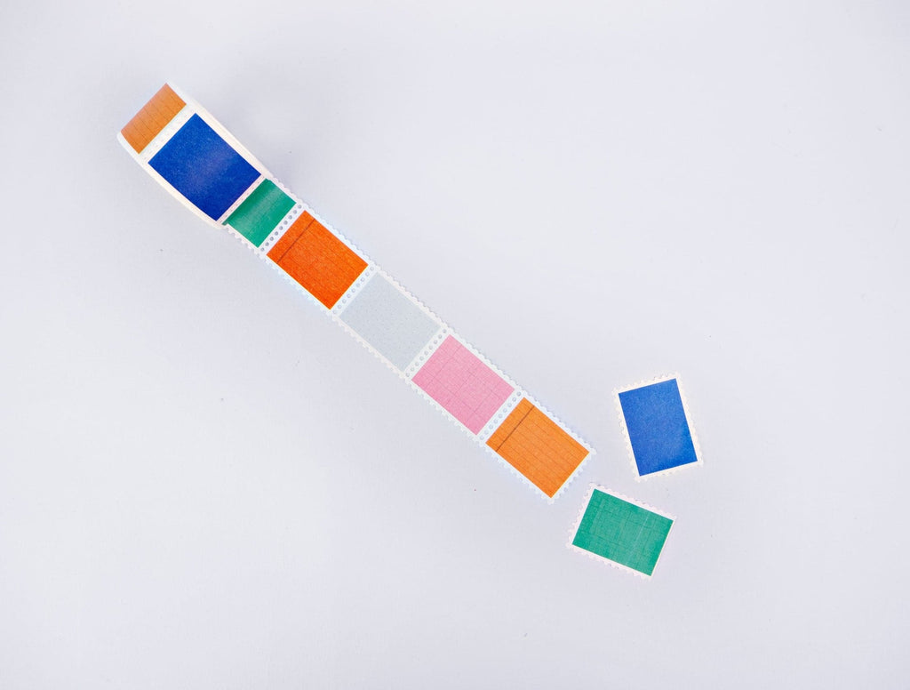 The Completist Dot, Grid + Line Stamp Washi Tape - The Journal Shop