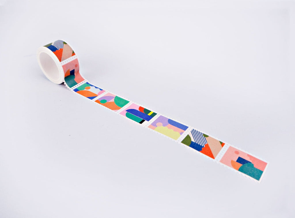 The Completist Miami Stamp Washi Tape - The Journal Shop