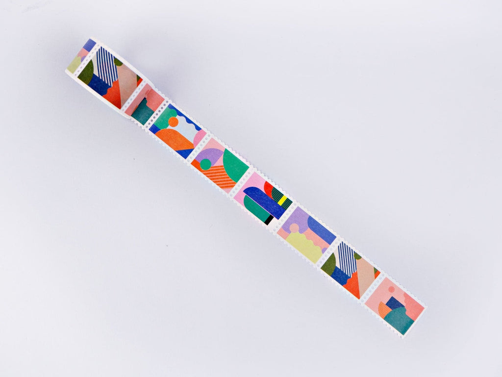 The Completist Miami Stamp Washi Tape - The Journal Shop