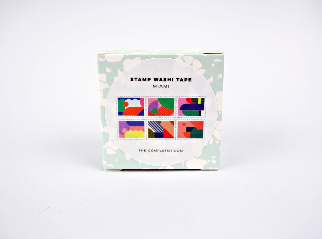 The Completist Miami Stamp Washi Tape - The Journal Shop