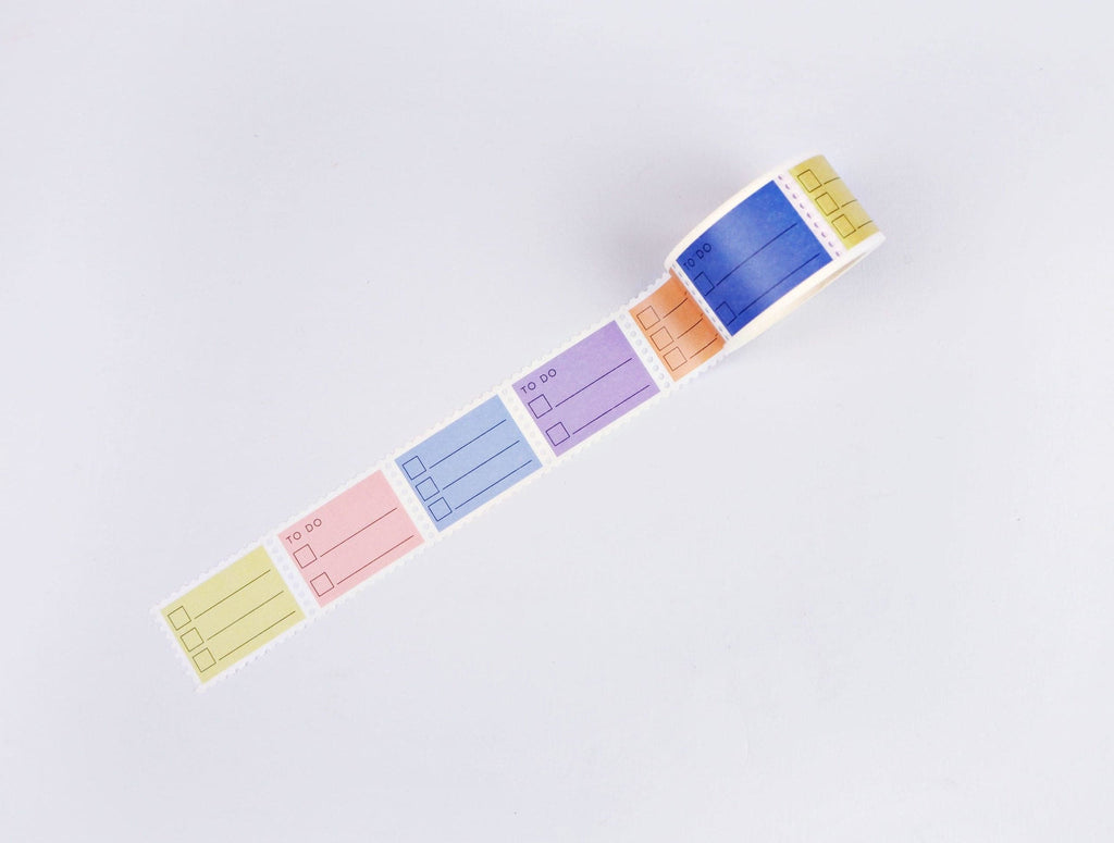 The Completist To Do Stamp Washi Tape - The Journal Shop