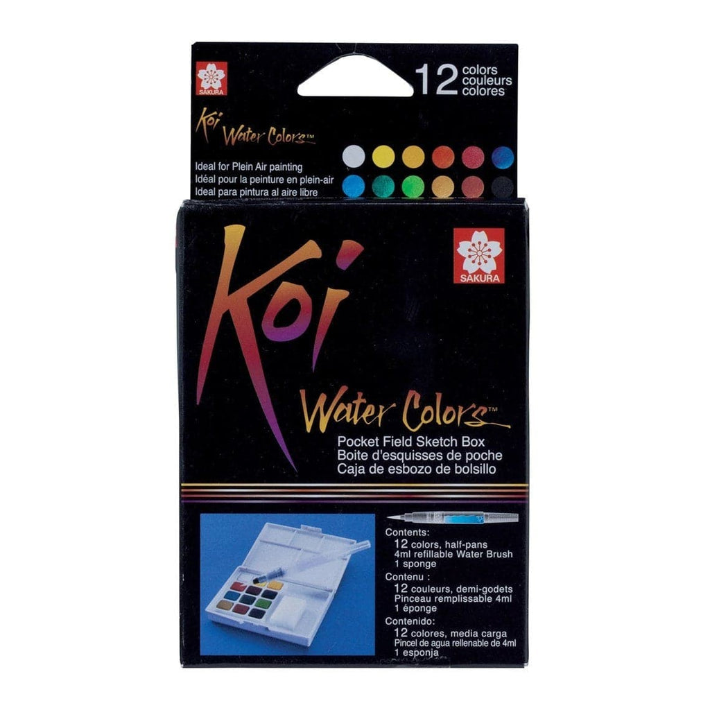 Sakura Koi Watercolour set 12 - The Journal Shop