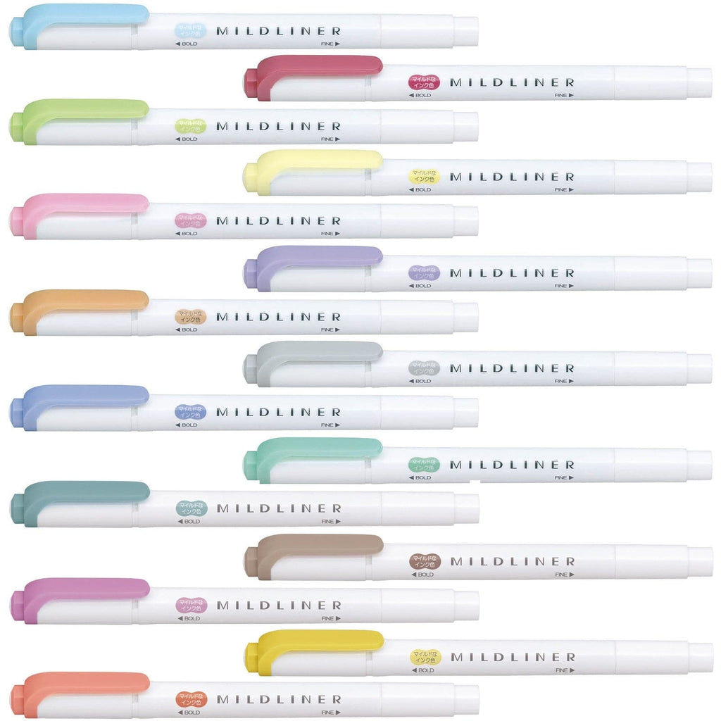 Zebra White Lines MildLiners and Sarasa R – Tokyo Pen Shop