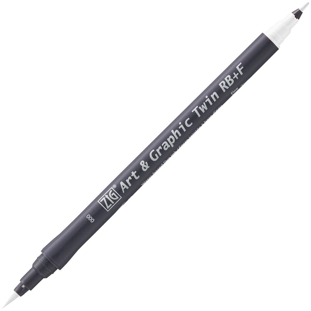 Kuretake ZIG Art & Graphic Twin-Tip RB & F (Brush Pen + Fine Point